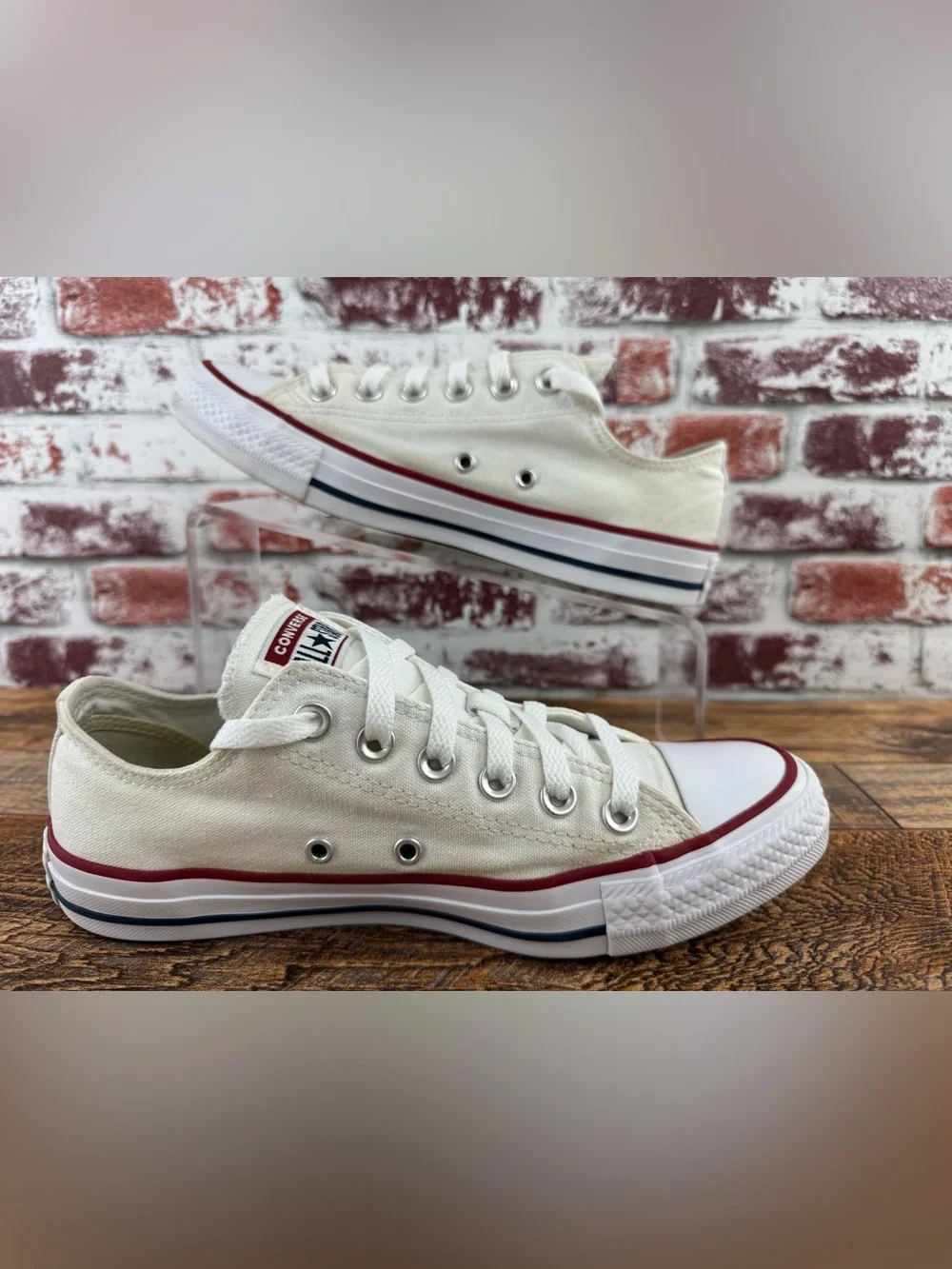Converse CTAS Ox Optical White, Unisex Men's 6 Women's 8, Low Top Sneakers - Picture 2 of 11